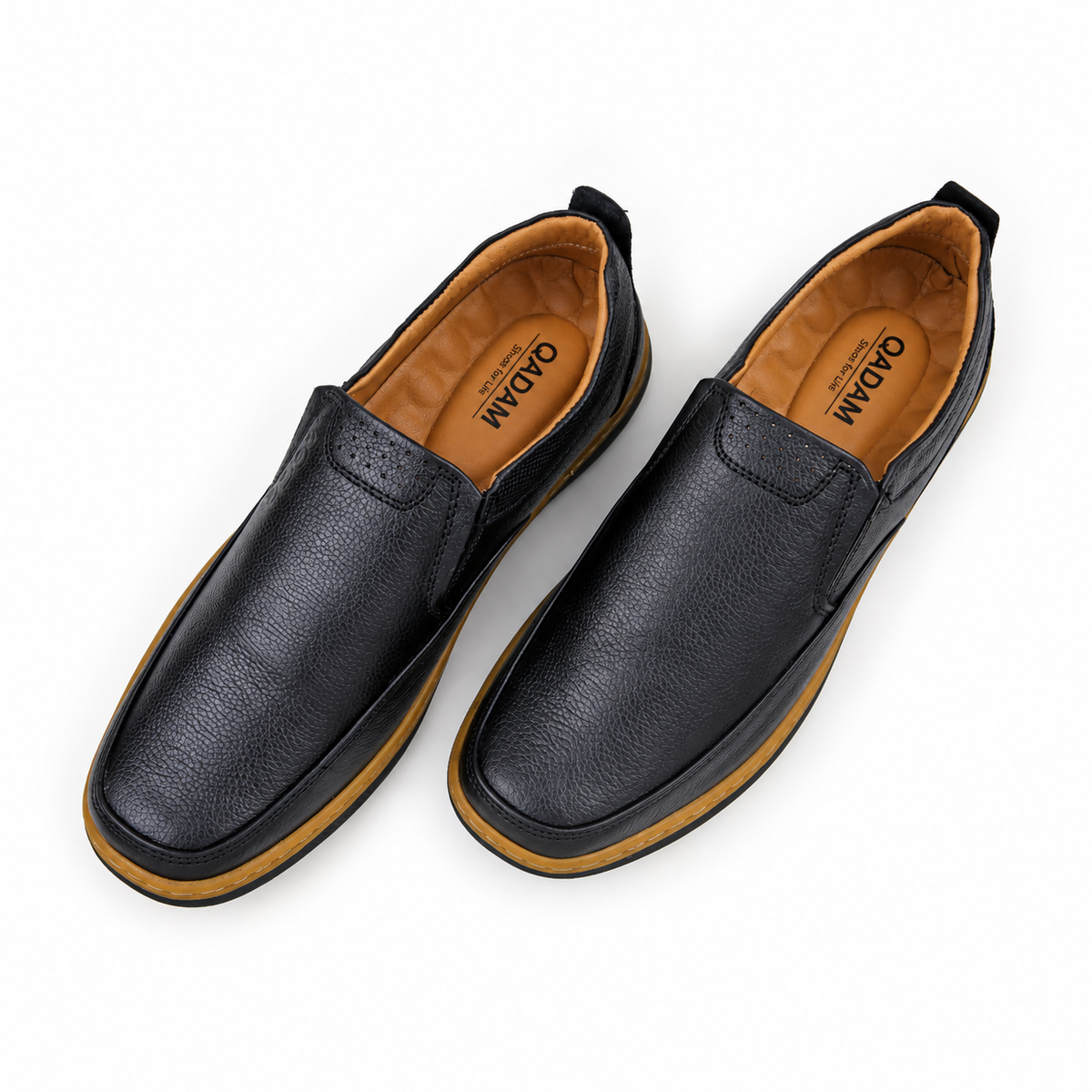 Premium Men’s Casual Shoes SOLES E-71 ( BLACK )