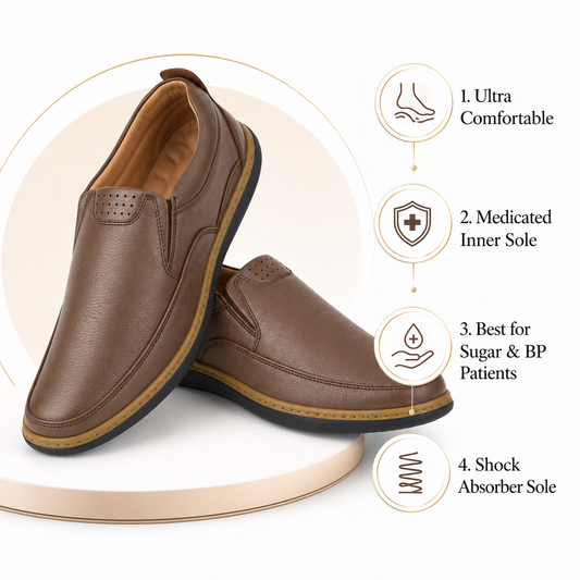 Premium Men’s Casual Shoes SOLES E-71 ( MUSTARD )