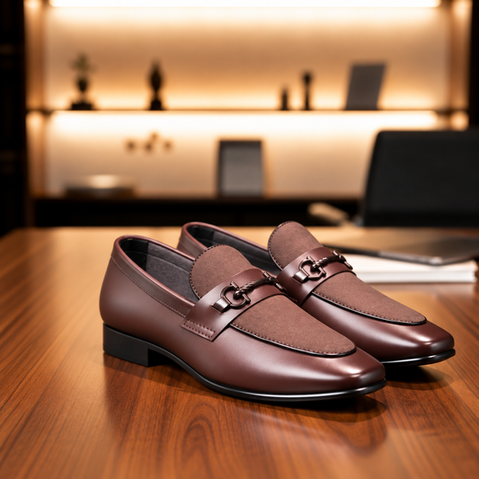 Brown Suede Touch Premium Loafer