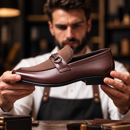 Brown Suede Touch Premium Loafer